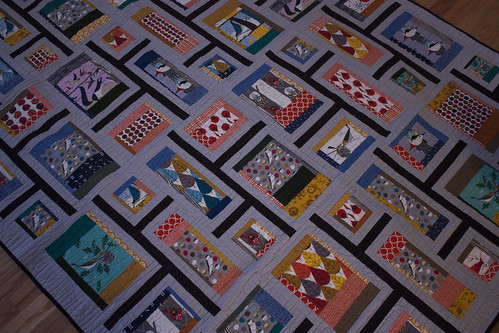 Rapid City Quilt in Charley Harper Fabric