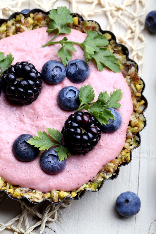 Raw Berry Tarts for Valentine's Day