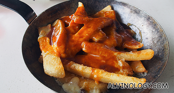 Wicked Fries & Gravy - Steakhouse cut spuds with 5 types of cheese and brown gravy (S$8)