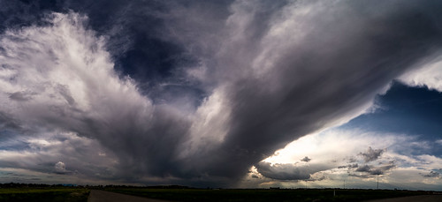 sky storm clouds spring texas panoramic thunderstorm fortworth popcornstorm