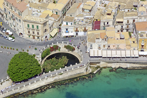 architecture bay buildings font coast coastal coastline colorful holiday italian italy mediterranean trees green rock sicily syracuse town source vacation view blue house home people cars roof top aerial ngc sexy wife naked pretty flickrsicilia