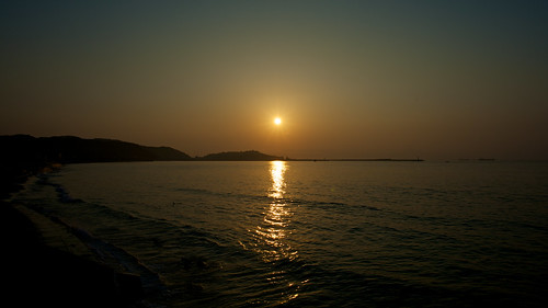 ocean morning sea sun water sunrise nikon asia korea nikkor d800 uljin