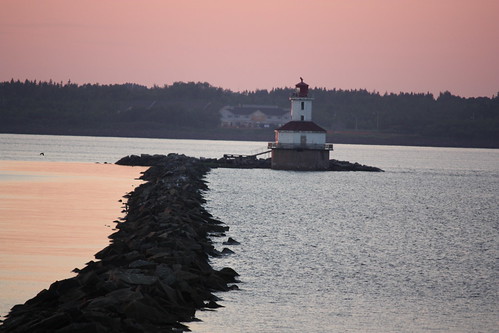 sunset lighthouse canada prince pei summerside princecounty bedeque maccallumspoint