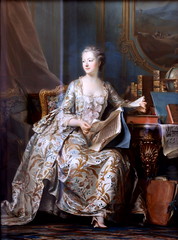 Maurice-Quentin de la Tour, Portret van Madame de Pompadour, 1755
