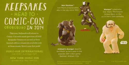 Hallmark ComicCon Exclusives 2014