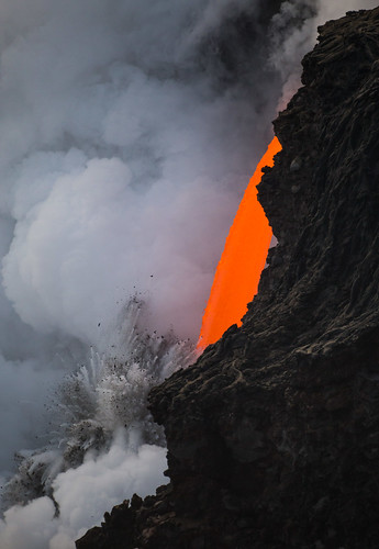 kalapana lava firehose fire hose hawaii bigisland volcano volcanoes nationalpark 61g