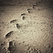 Footprints on the sands of time.