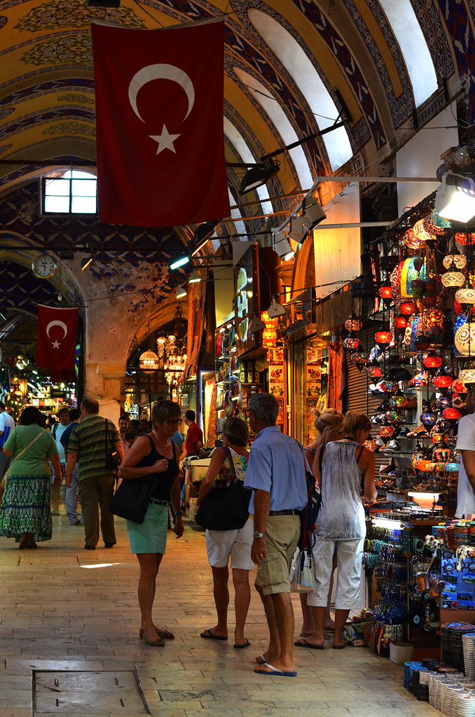 De compras en el Gran Bazar de Estambul