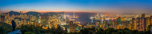 sunset panorama night hongkong 日落 寶馬山 braemarhill flickrhongkong flickrhkma