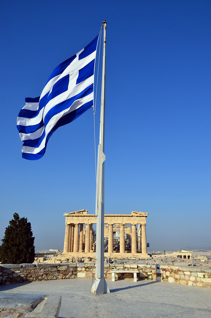 Greek Flag / Parthenon