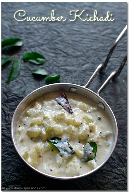 Cucumber Kichadi - Kerala Vellarikka Kichadi Recipe | Easy Onam Recipes ...