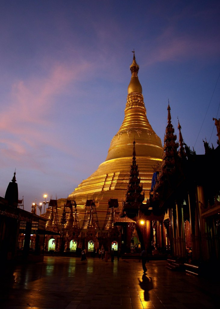 Shwedagon At Dawn, Burma