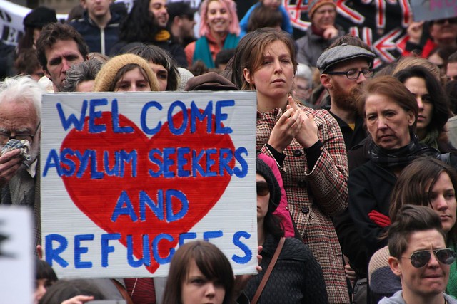 Welcome asylum seekers and refugees - Refugee Action protest 27 July 2013 Melbourne from Flickr via Wylio