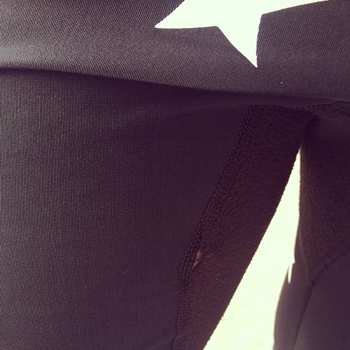 Holy hole... Gutted my star tights have a  hole in after just one whole ride.