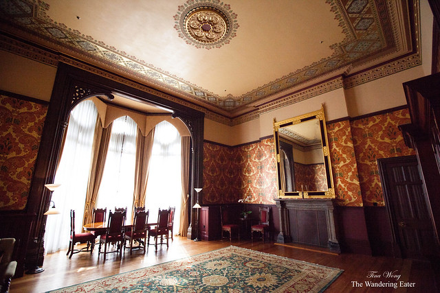 Inside the living area of Sir George Gilbert Scott Suite