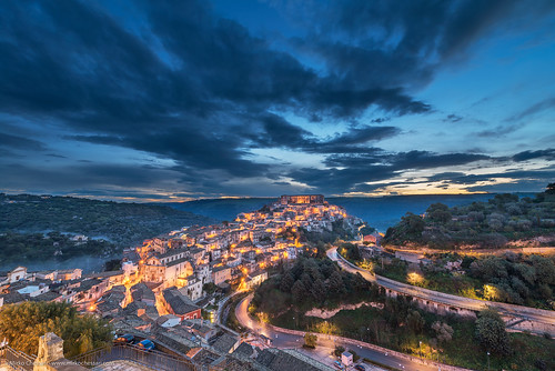 city italy panorama sunrise landscape alba sicily sicilia ragusa ragusaibla