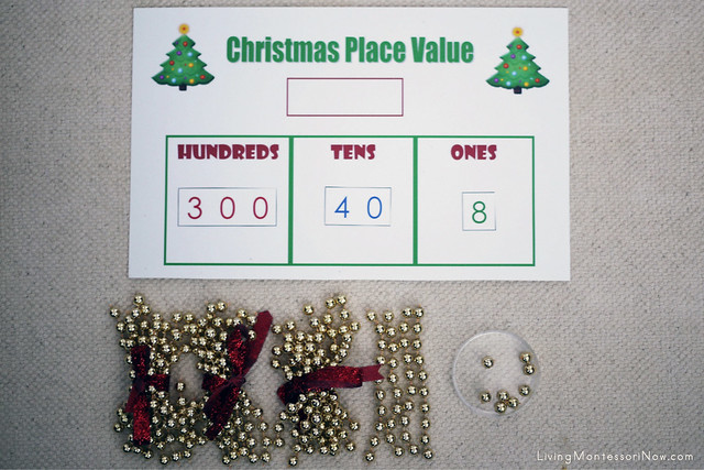 Christmas Place Value Layout