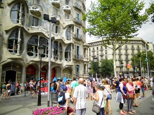 Turisti a Barcellona