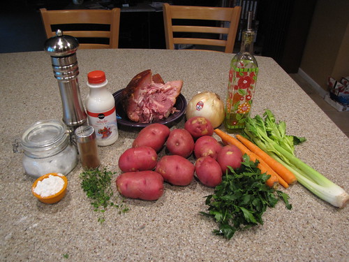 Ham & Potato Soup Ingredients