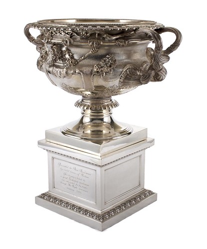 Trophy presented to Don Bradman, 1948