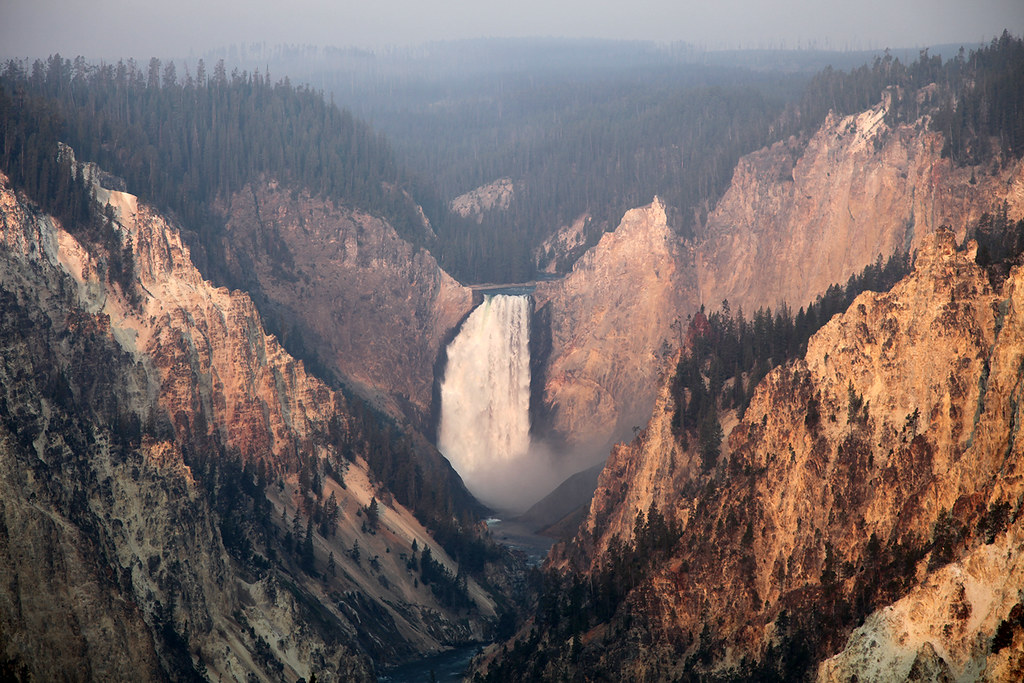 Upper falls of the Yellowstone