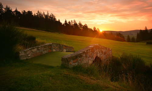 bridge club sunrise golf scotland fairway 9th moray dufftown