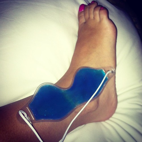 Ghetto ice pack for my sprained ankle