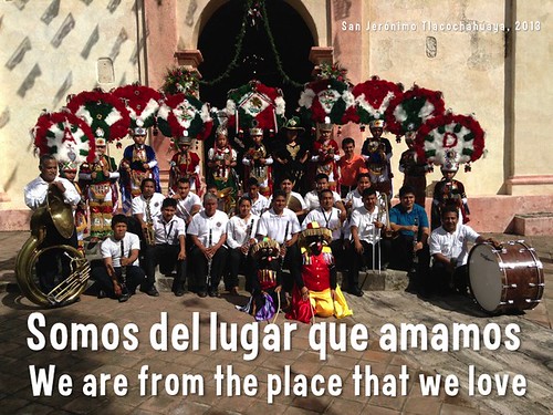 We are from the place that we love = Somos del lugar que amamos (Gracias @BnZunni )