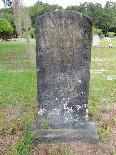cemetery grave florida headstone gravestone gravemarker hawthornecemetery nrhp alachuacounty posrus ©lancetaylor