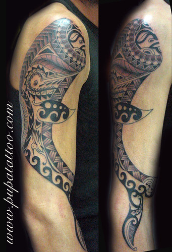 Tatuaje Ballena polinesia, Pupa Tattoo Granada by Marzia PUPA Tattoo