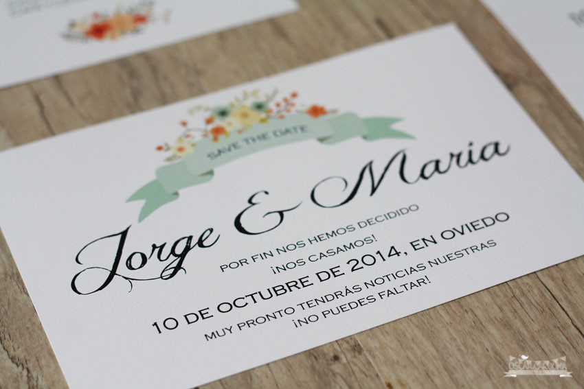Save the date Bouquet