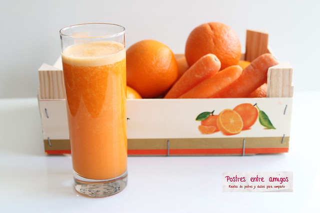 Zumo de zanahoria y naranja