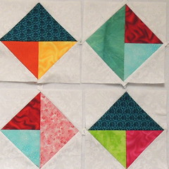 Four of the Triangles-in-a-Square blocks