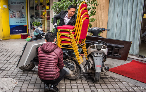 2016 china cropped jingzhou nikon nikond750 nikonfx tedmcgrath tedsphotos vignetting motorcycle chairs redcarpet red redrule jacket foldingtable people wheels bikes transportation two pair duo couple