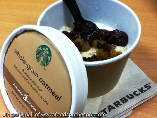 Starbucks Healthy Alternative by Jinkee Umali of www.foodsonthespot.com