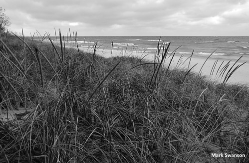 travel sky white lake seascape black west fall beach nature grass clouds landscape blackwhite sand nikon waves d70 michigan dunes lakemichigan greatlakes