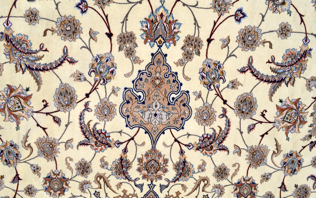 Isfahan Oversize Persian Area Rug Handwoven 12x17 silk base  (13)