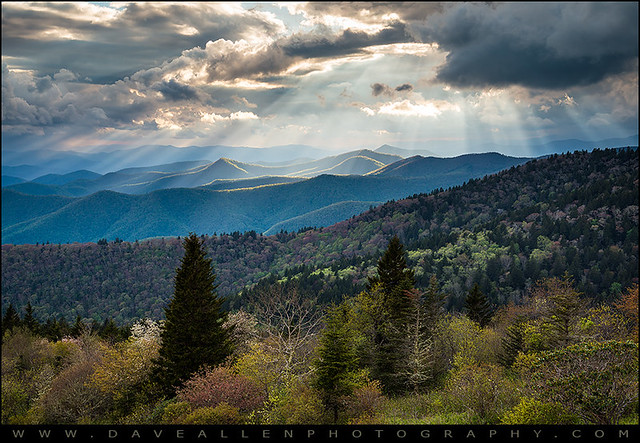 Great Smoky Mountains Light - Blue Ridge Parkway Landscape
