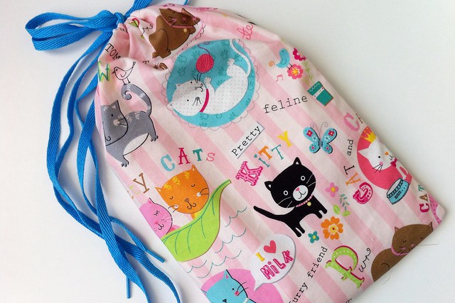 milly and tilly: Rice Heating Pad with Drawstring Bag