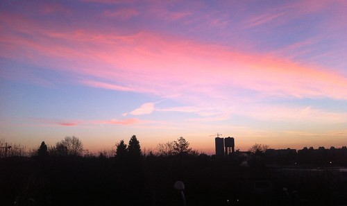 city morning sky italy sunrise europe nuvola alba emilia cielo bologna