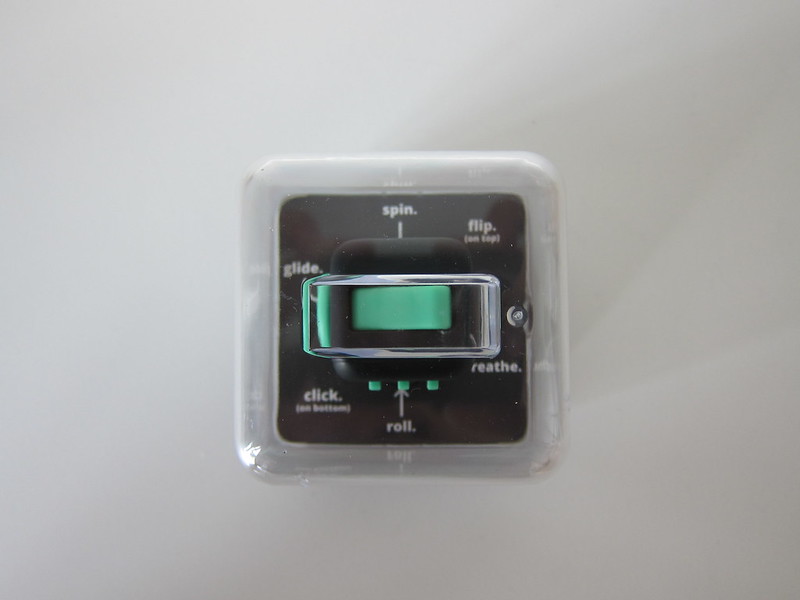 Fidget Cube - Green/Black - Box Top