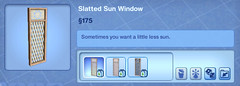 Slatted Sun Window