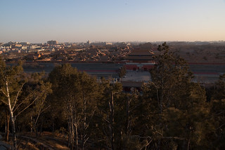Jinghsan Park overlooking Forbidden City