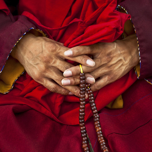 china relax hands monk buddhism tibet spirituality relaxation lhasa mala seramonastry