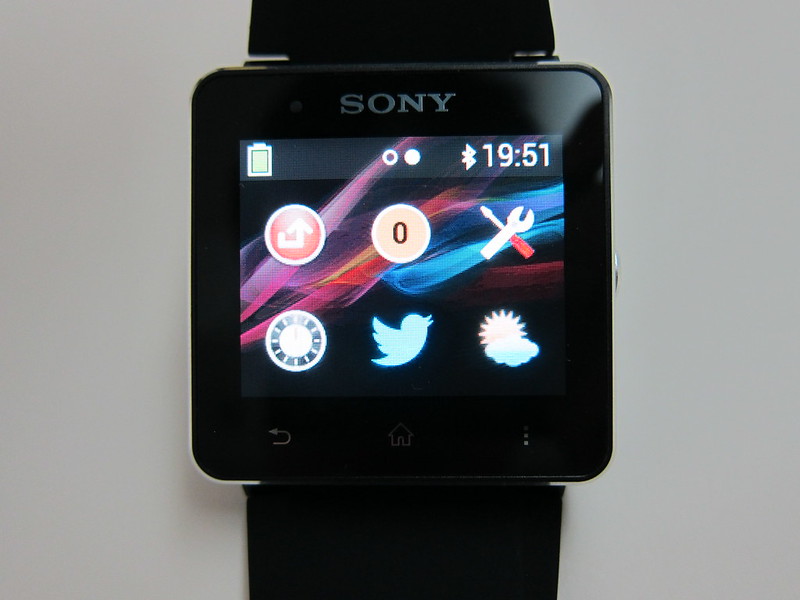 Sony SmartWatch 2 - After Installing Apps
