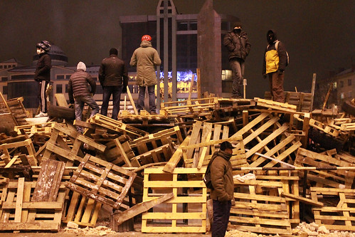 canon protest ukraine revolution barricades ivanofrankivsk
