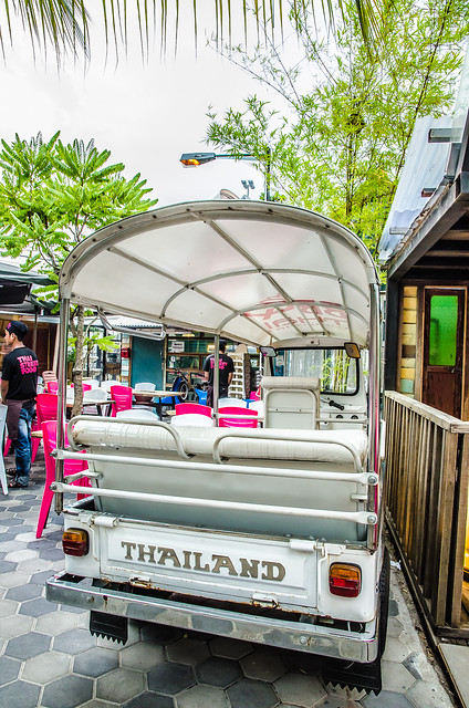 Tut tut car at BBQ Thai: Thai Street Food