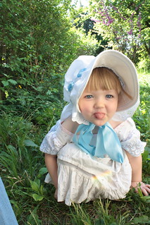 Bonnet 1895 pour petite fille