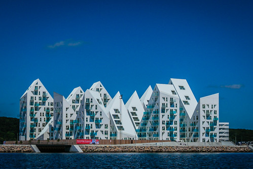 sea house art architecture modern denmark view iceberg aarhus centraldenmarkregion isbjerget