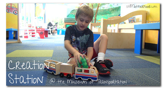 creation station in transportation museum